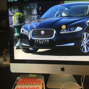 Jaguar XF på iMac skærmbillede